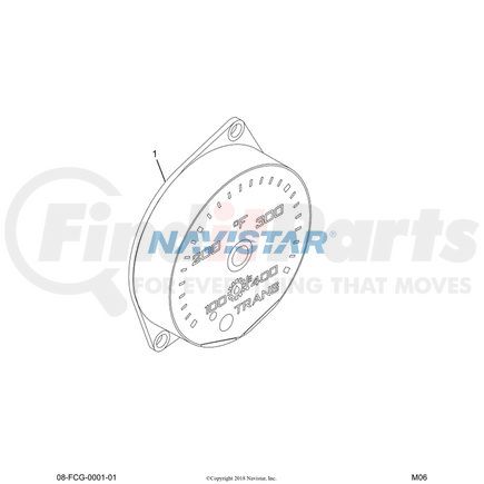 3615268C3 by NAVISTAR - Transmission Oil Pressure Gauge