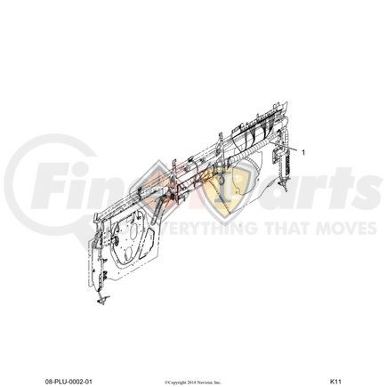 3835676C91 by NAVISTAR - Differential Lock Wiring Harness