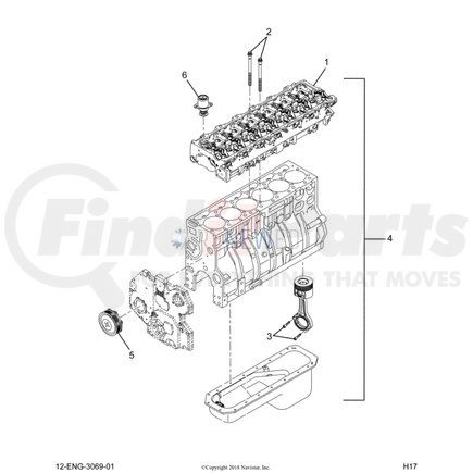 5011188R91 by NAVISTAR - KT OVRHL,OVHL KIT