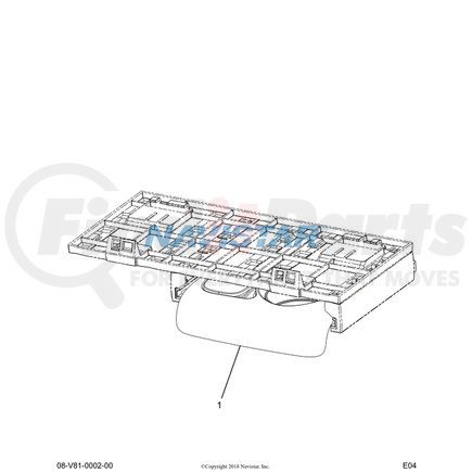 3547242C1 by NAVISTAR - INTERNATIONAL TRAY ASH