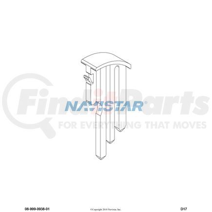 598333C1 by NAVISTAR - INTERNATIONAL LOCK CONNECTOR BODY