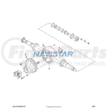 2601393C91 by NAVISTAR - INTERNATIONAL DIFFERENTIAL F/R 6.14