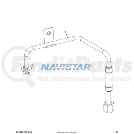 3008290C92 by NAVISTAR - INTERNATIONAL HOSE ASSY LP TURB