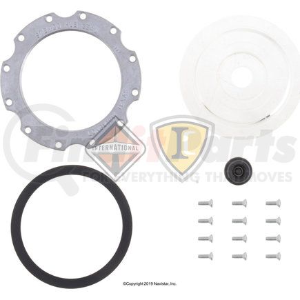 ETN0218740 by NAVISTAR - Wheel Hub Cap Window Kit