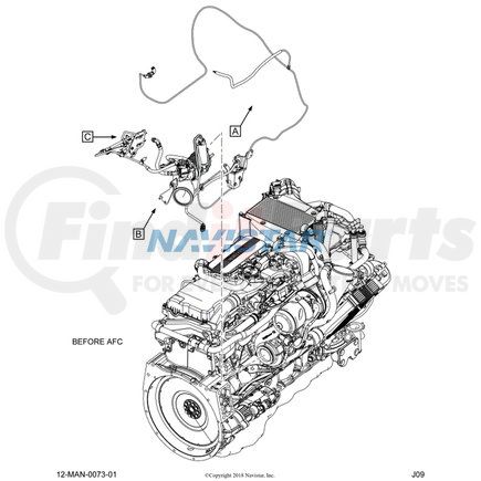 931830R1 by NAVISTAR - BOLT M8X20 CLASS 8.8