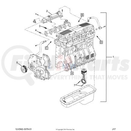 5011198R92 by NAVISTAR - KT OVRHL,OVHL KIT