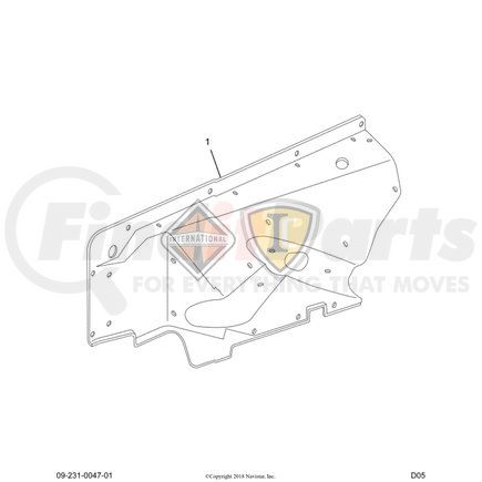 494842C3 by NAVISTAR - GROUP 16 STRUCTURAL PARTS (Surplus Inventory - Subject to Availability)