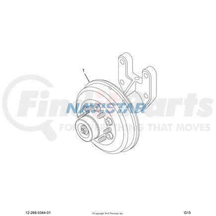 2503105C1 by NAVISTAR - INTERNATIONAL NUT SPECIAL