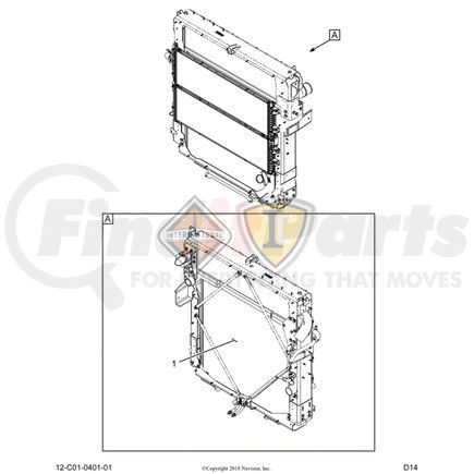 2513239C1 by NAVISTAR - Radiator