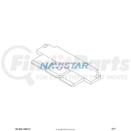 3598916C1 by NAVISTAR - INTERNATIONAL LOCK CONNCTR BODY SIDE SPACER