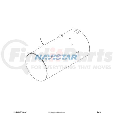 2512592C91 by NAVISTAR - Fuel Tank