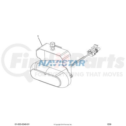 2506421C2 by NAVISTAR - Fog Light Bulb