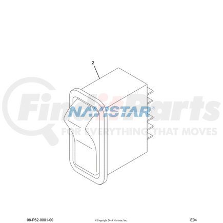 3558105C1 by NAVISTAR - INTERNATIONAL SWITCH TOGGLE SPECIAL-PREHEATE