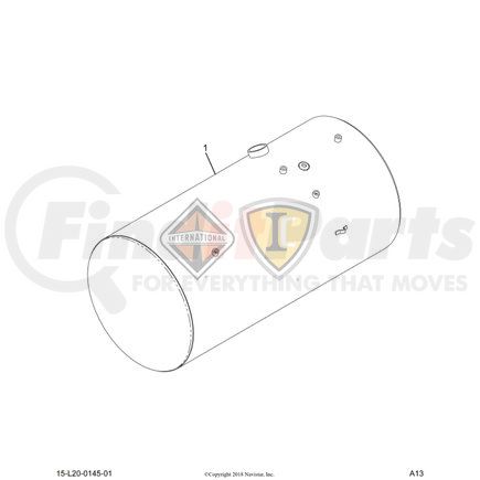 2512594C91 by NAVISTAR - Fuel Tank