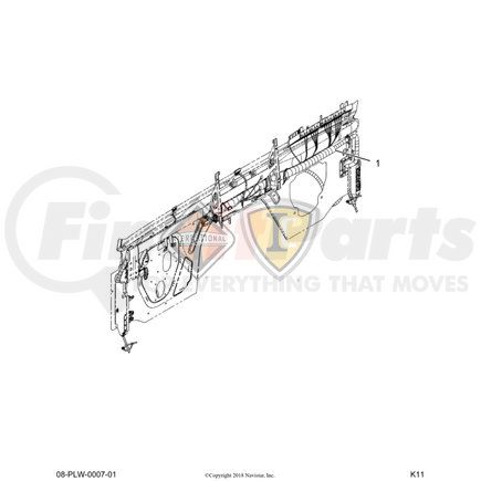 3829054C92 by NAVISTAR - Sleeper Wiring Harness