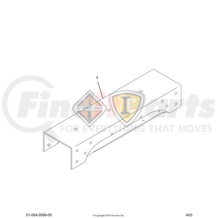 423511C3 by NAVISTAR - Frame Crossmember