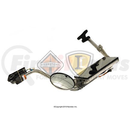 3573716C93 by NAVISTAR - MIRROR, REAR VIEW HEATED LIGHTED MOTORIZED WITH CB RADIO RADIO RIGHT HAND