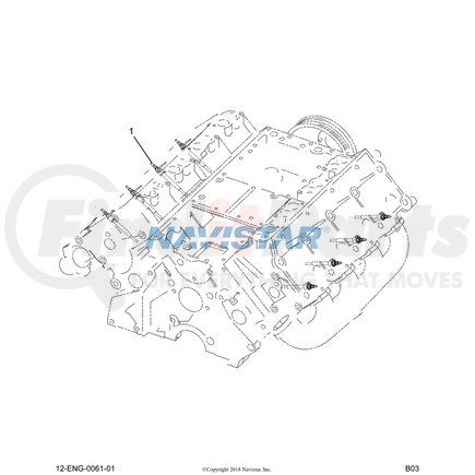 1836600C1 by NAVISTAR - INTERNATIONAL GLOWPLUG,PLUG GLOW