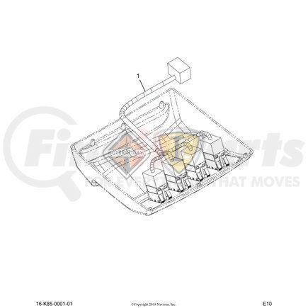 3865354C92 by NAVISTAR - Jumper Wiring Harness