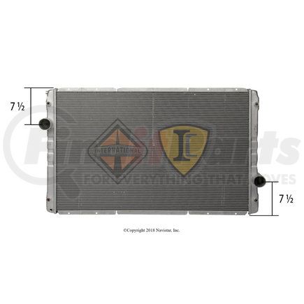 SPI20013533 by NAVISTAR - Radiator