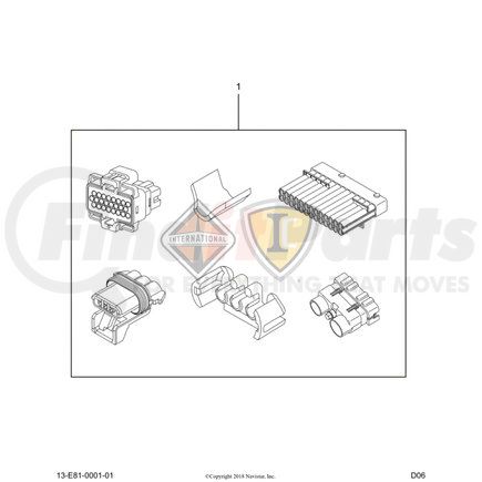 3610812C91 by NAVISTAR - Engine Wiring Harness