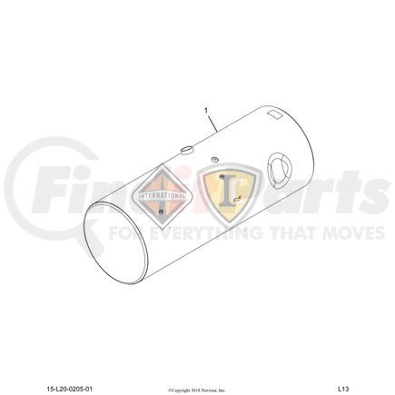 2512643C91 by NAVISTAR - Fuel Tank