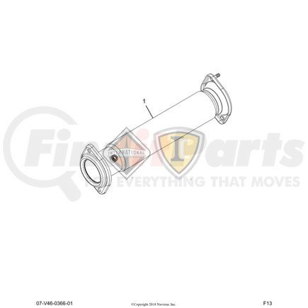 2614965C91 by NAVISTAR - EXHAUST PIPING (Surplus Inventory - Subject to Availability)