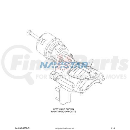 BXK065544 by NAVISTAR - Air Brake Chamber