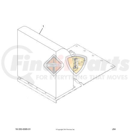 439863C2 by NAVISTAR - Engine Cover Insulator