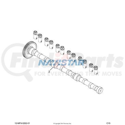 1841820C1 by NAVISTAR - INTERNATIONAL GEAR ASSEMBLY CAMSHAFT