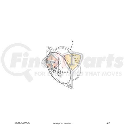 3931526C1 by NAVISTAR - INTERNATIONAL GAUGE,ELCTRNC RR