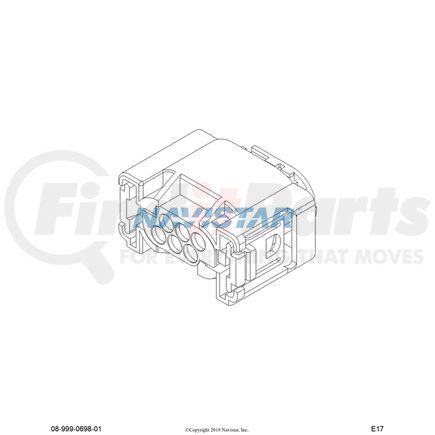 3702847C1 by NAVISTAR - Body Wiring Harness Connector