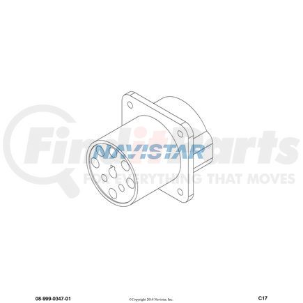 3544066C1 by NAVISTAR - INTERNATIONAL CONNECTOR BODY*9 PIN DIAG CONN