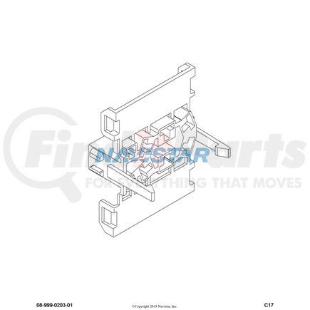 2009385C1 by NAVISTAR - Body Wiring Harness Connector