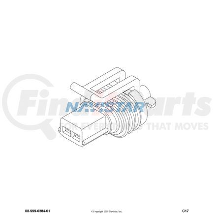 3554317C1 by NAVISTAR - INTERNATIONAL CONNECTOR BODY*PACKARD 150 P2S