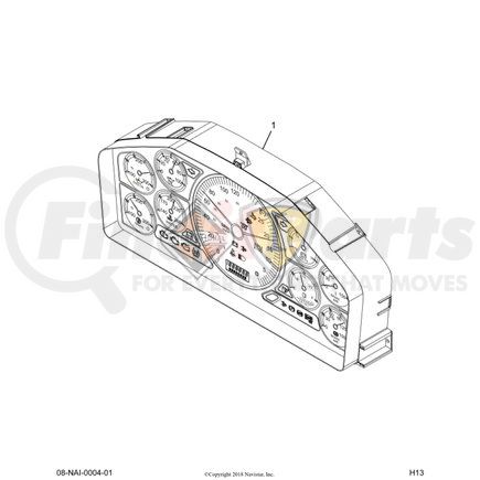 4000211C92 by NAVISTAR - Instrument Cluster