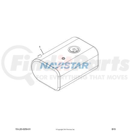 3752735C92 by NAVISTAR - TANK,FUEL , LSM 5