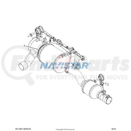 2594129C1 by NAVISTAR - INTERNATIONAL GASKET,V-BAND FLA