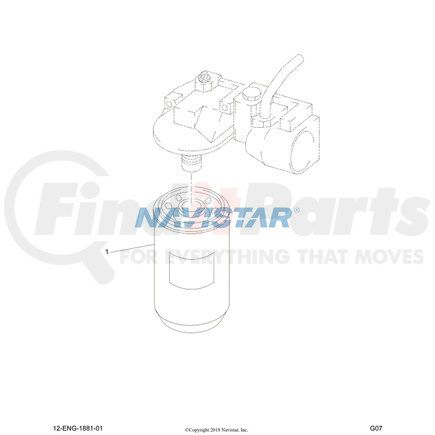 1842816C2 by NAVISTAR - Oil Filter