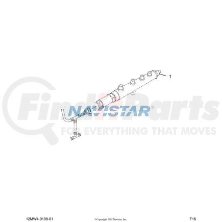 2603847C1 by NAVISTAR - Fuel Injection Fuel Rail Pressure Sensor