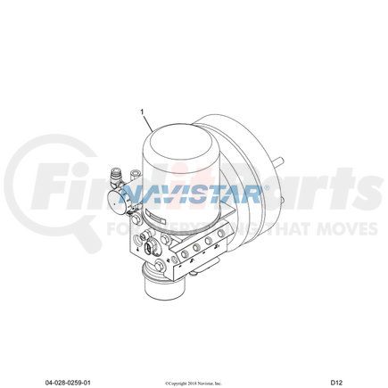 BX5008414 by NAVISTAR - Air Brake Dryer Cartridge