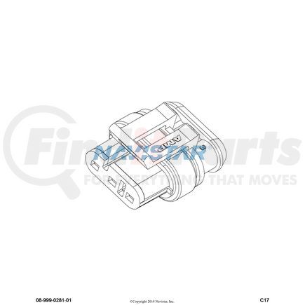 3522187C1 by NAVISTAR - Body Wiring Harness Connector