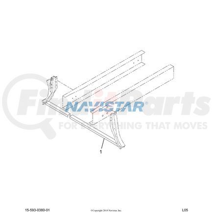 598254C1 by NAVISTAR - INTERNATIONAL CHANNEL ASSY EQUALIZER