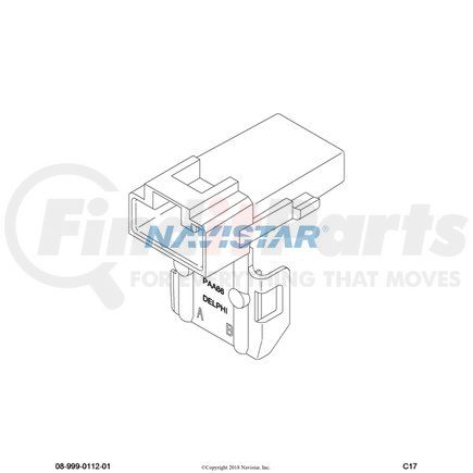 1661197C1 by NAVISTAR - Body Wiring Harness Connector