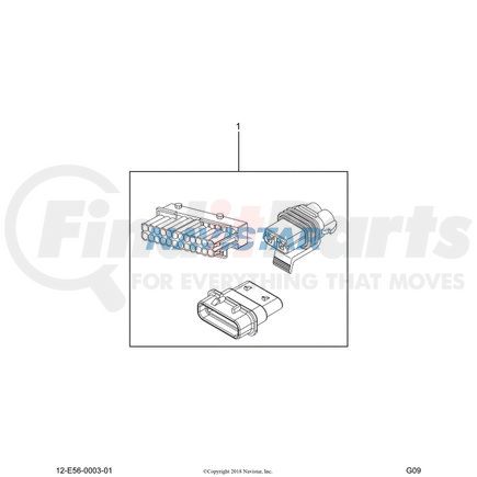 3560343C91 by NAVISTAR - A/C Compressor Wiring Harness