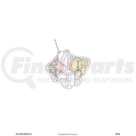 1693877C91 by NAVISTAR - Air Brake Control Valve