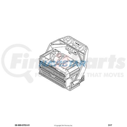 6086794C1 by NAVISTAR - INTERNATIONAL CONNECTOR BODY  MOLEX 98 WAY