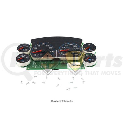 3581055C95 by NAVISTAR - Instrument Cluster - Speedometer And Tachometer Head Assembly