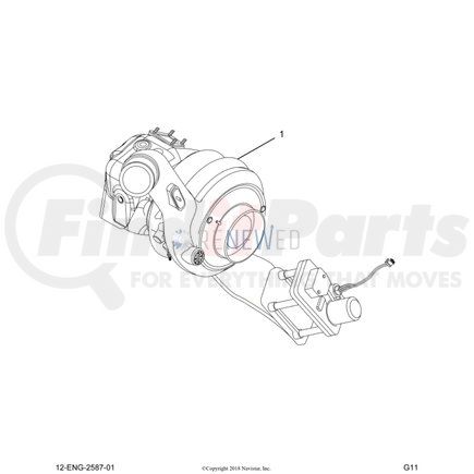 5010723R92 by NAVISTAR - KT TURBO,KIT, TUR