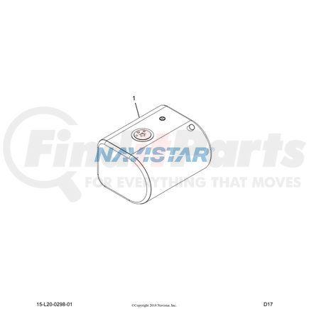 2514012C91 by NAVISTAR - Fuel Tank